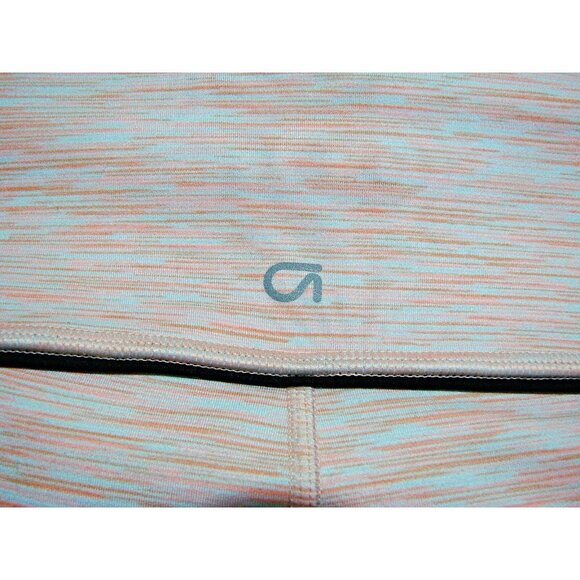 GapFit Womens Blackout Technology Peach Heather Pull On Capri Leggings Size M - Picture 3 of 11